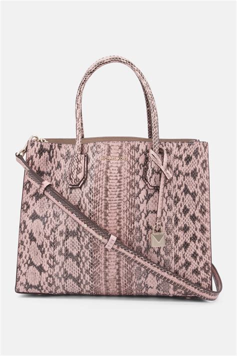 michael kors large mercer tote luggage|mercer large snakeskin tote bag.